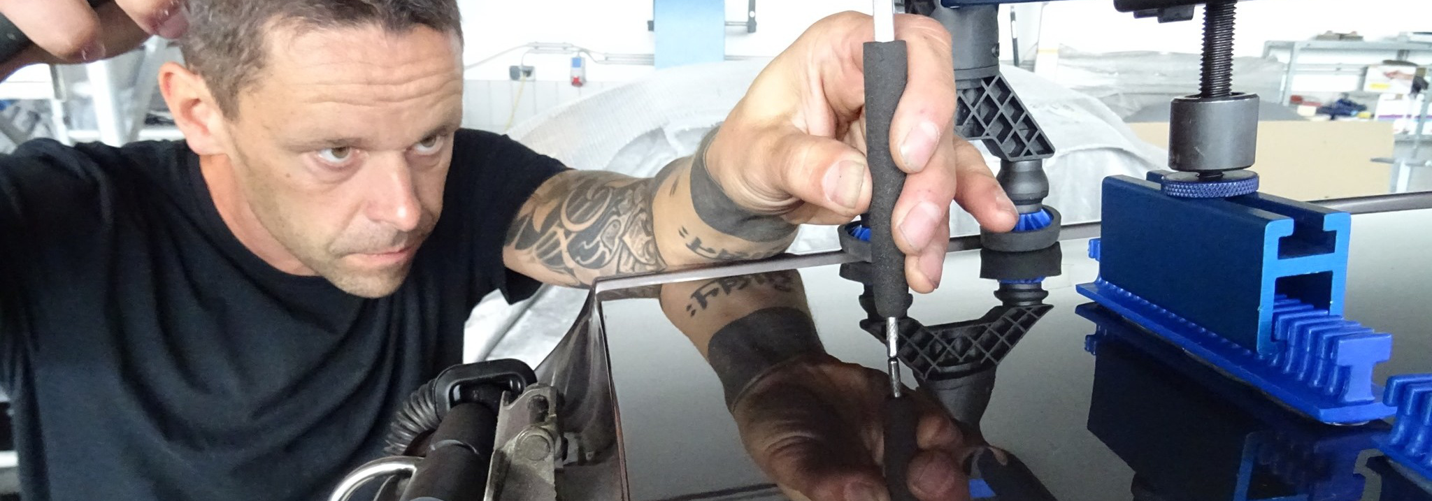 Techniker bei der Arbeit